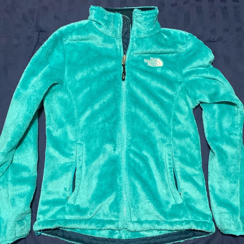 The North Face silky “Osito” silky-soft jacket In Excellent Used Condition